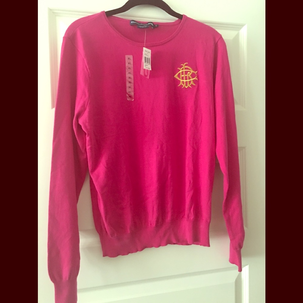 NWT Ralph Lauren Sport Monogram Sweater